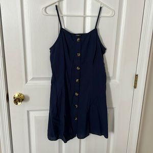 Size M Shein navy blue dress